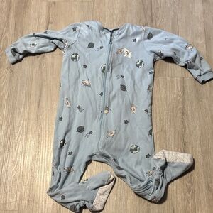 Pekkle Rocket Adventure Blue Kids Footie